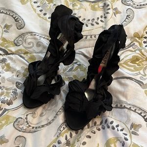 Size 8 Black Badgley Mischka Heels